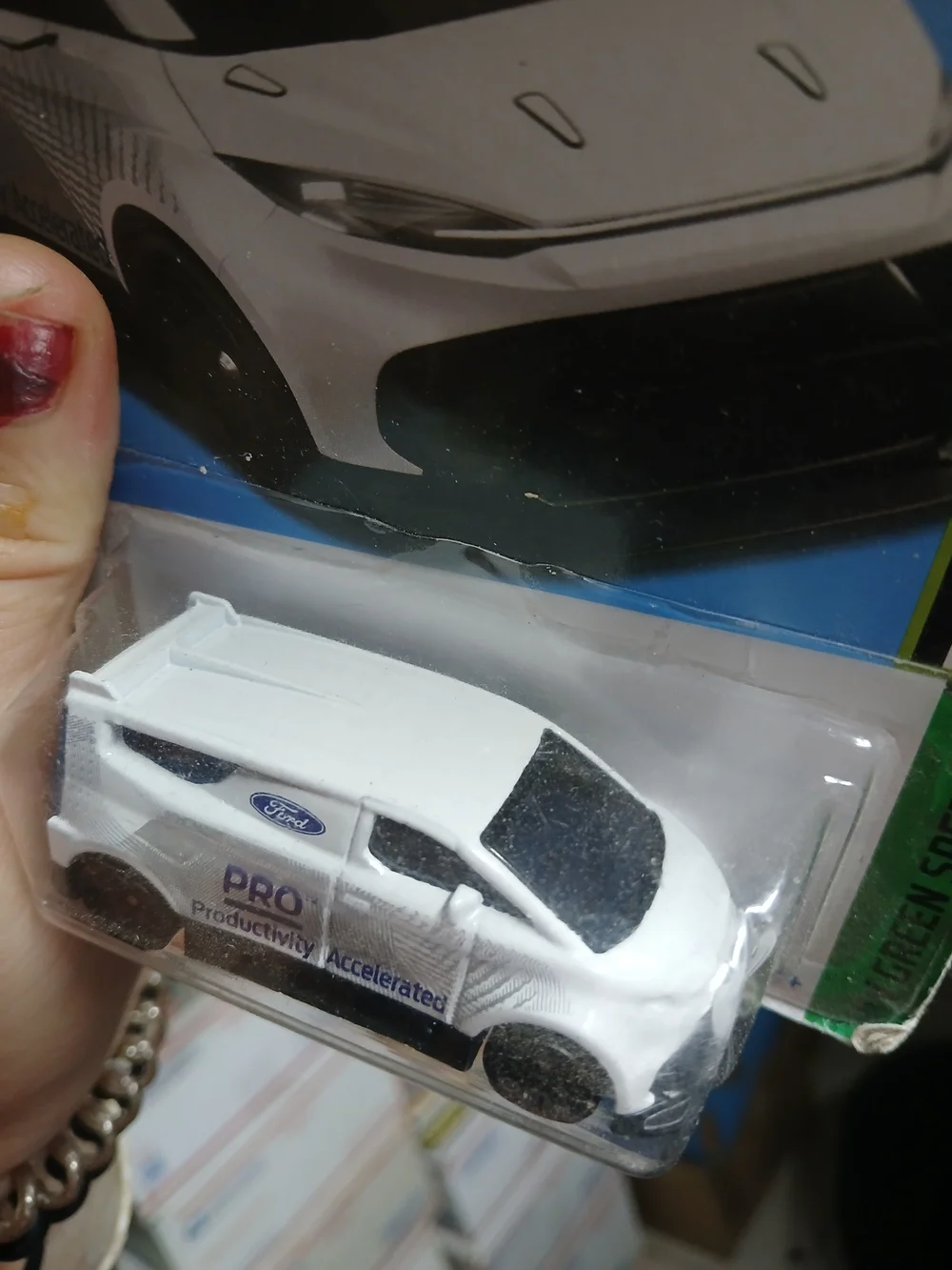 2024 Hot Wheels Ford Performance Supervan 4 in white from the HW Green Speed ser